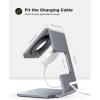 Lamicall Watch Stand for Apple Watch Magnetic Fast Charger – Desk Charging Stand Holder Dock for Apple iWatch Series SE3 SE2 Ultra 3, Series 11 10 9 8 7 6 5(49mm 46mm 45mm 44mm 42mm 41mm 40mm 38mm)(3-Grey)