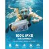 Lamicall Waterproof Fanny Pack Pouch – [2Pack] [2025 Elastic Waist Strap] IPX8 Dry Bags Water Proof Pouch for Swimming, Beach, Kayaking, Cruise Ship Essentials, 8.7” for iPhone 17 16 15 Pro Max Air(Clear)