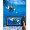 Lamicall Waterproof Phone Pouch Case – [2 Pack][Easy Lock & Heavy Duty] IPX8 Water Proof Cell Phone Dry Bag for Beach, Protector for iPhone 17 16 15 14 13 12 11 Pro Max Plus Air, Galaxy S25 S24, 4-7″(B-Black-7.5″)
