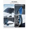 Lamicall Windshield Cover for Ice and Snow – [ Magnetic Fit][ 1S Snow Removal][ Ultra Waterproof] Heavy Duty 800D Oxford Fabric, 4X Stable, Winter Car Accessories for Most Cars, Sedan, SUV (62″x48″)