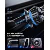 Lamicall for MagSafe Car Mount – [20 Super Magnets] Magnetic Car Phone Mount, Air Vent Phone Holder Car, Hands Free Cell Phone Holder Clip Car fit iPhone 17 16 15 14 13 Pro Plus Max Cradles(NEW Upgraded – Silver)