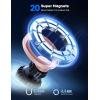 Lamicall for MagSafe Car Mount – [20 Super Magnets] Magnetic Car Phone Mount, Air Vent Phone Holder Car, Hands Free Cell Phone Holder Clip Car fit iPhone 17 16 15 14 13 Pro Plus Max Cradles(NEW Upgraded – Pink)