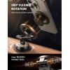Lamicall for MagSafe Car Mount [All-Metal] Magnetic Phone Holder for Your Car, [Flexible Three-axis] Cell Phone Car Mount Dashboard with N55 Strong Magnets for iPhone 16 15 14 13 12 Pro Max Plus Mini(Black)