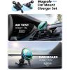 Lamicall for MagSafe Car Mount Charger – 15W Magnetic Wireless Car Charger Vent Dashboard, 360° Rotation Magnetic Phone Holder for Car Charging HandsFree for iPhone 17 16 15 Pro Max Air Plus(Standard – MagSafe)
