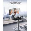 Lamicall for Magsafe Airplane Phone Holder, Airplane Travel Essentials for Flying Plane, Handsfree Airport Phone Mount Long Flight Must Haves for Woman Man Fits iPhone 17 16 15 14 Pro Max Series(Black)