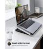 Laptop Cooler, Lamicall Laptop Cooling Pad : Portable Height Adjustable Laptop Cooling Fan Stand Holder Riser