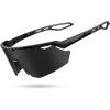 Lamicall 24g Polarized Sports Sunglasses for Men Women – UV400 Protection Sun Glasses for Running Cycling Baseball Fishing(Black Frame-gray Lens)