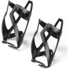 Lamicall Bike Water Bottle Holder – 1.2 Oz Ultralight & Sturdy Bike Cup Holder, Bicycle Drink Cage, Cycling Bike Water Bottle Cage with Screw Tool, for 2.75-3.94″ Diameter Bottles(Black-2 Pack)