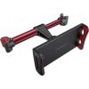 Lamicall Car Headrest Mount, Tablet Headrest Holder – Stand Cradle Compatible with iPad Pro Air Mini, Galaxy Tabs, Other 4.7-10.5″ Cellphones and Tablets – Black(Red)