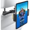 Lamicall Car Tablet Headrest Holder – Car Back Seat Headrest Tablet Mount Stand for Kids, Road Trip Essentials, Compatible with 2024 iPad Pro 11/13″, Air Mini, Galaxy Tab, 4.7-13″ Devices, Black(Black)