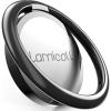 Lamicall Cell Phone Ring Holder Stand – Phone Finger Gip Kickstand, 360° Rotation Polished Metal Grip for Magnetic Car Mount, Fit for iPhone 17/16/15/14 Pro Max Air, Android Smartphone Accessories(Matte Black)