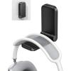 Lamicall Headphone Stand, Sticky Headset Hanger – Adhesive Headphone Holder Hook Mount, Headset Stand Holder Clip Under Desk, Earphone Clamp for Airpods Max, HyperX, Sennheiser, Black(Black – One Pack)