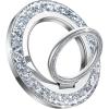 Lamicall Magnetic Phone Ring Grip for MagSafe – [4.4lbs Ultra Magnet] Finger Holder, Father’s Day for Father, 360° Metal Gear Hinge Ring Stand for iPhone 16 15 14 Pro Max, Cases, Mag Safe Accessories(Pretty Silver)