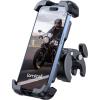Lamicall Motorcycle Phone Mount, Bike Phone Holder – [Metal Lock] Upgrade Quick Install Handlebar Clip for Bicycle Scooter, Cell Phone Clamp for iPhone 17 16 15 Pro Max, Galaxy, 4.7-6.8″ Phones(Black)