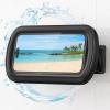 Lamicall Shower Phone Case Holder Waterproof – Bigger Size for More Phone(4″-7″), Clearer Sound Shower Bathroom Bathtub Accessories, IPX6 Waterproof Wall Mount for iPhone 16 Pro Max, S25 Ultra(Classic Black)