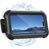 Lamicall Shower Phone Holder – 480 Rotatable Retractable Adjustable Case, Bathroom Wall Mount Stand, Waterproof Case for 4-7″ Phones, Black