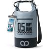 Lamicall Small Dry Bag, Waterproof Bag – [Durable & Floating] 5L/10L/20L/30L/40L Water Proof Bag with Waterproof Phone Pouch, Keeps Gear Dry Sack for Kayak Swim Boat Paddle Boarding Hiking Fishing(Blueish Gray)