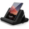 Lamicall Tablet Pillow Holder Stand – Tablet Pillow Soft Pad Dock for Lap, Bed and Desk with Pocket & 4 Viewing Angles, for iPad Pro 13, 11, 12.9, Air, Mini, Kindle, iPhone, 4-13″ Devices, Black(Black)