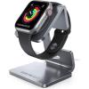 Lamicall Watch Stand for Apple Watch Magnetic Fast Charger – Desk Charging Stand Holder Dock for Apple iWatch Series SE3 SE2 Ultra 3, Series 11 10 9 8 7 6 5(49mm 46mm 45mm 44mm 42mm 41mm 40mm 38mm)(3-Grey)