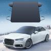 Lamicall Windshield Cover for Ice and Snow – [ Magnetic Fit][ 1S Snow Removal][ Ultra Waterproof] Heavy Duty 800D Oxford Fabric, 4X Stable, Winter Car Accessories for Most Cars, Sedan, SUV (62″x48″)