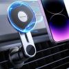 Lamicall for MagSafe Car Mount – Upgraded-2nd Generation [20 Strong Magnets] Magnetic Phone Holder Car – Air Vent Car Phone Holder Mount for iPhone 16 15 14 13 12 Pro Plus Max Mini Mag Safe Case(1-Black)