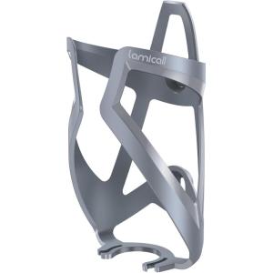 Lamicall Bike Water Bottle Holder – 1.2 Oz Ultralight & Sturdy Bike Cup Holder, Bicycle Drink Cage, Cycling Bike Water Bottle Cage with Screw Tool, for 2.75-3.94″ Diameter Bottles(Gray)