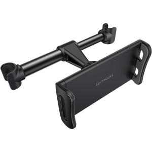 Lamicall Car Headrest Mount, Tablet Headrest Holder – Stand Cradle Compatible with iPad Pro Air Mini, Galaxy Tabs, Other 4.7-10.5″ Cellphones and Tablets – Black(Black)