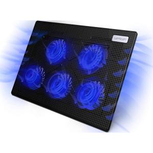 Laptop Cooling Pad, Lamicall Laptop Cooler : Portable Slim Laptop Cooling Stand Holder Riser with 5 Fans Compatible with MacBook Air Pro Dell XPS HP Alienware Laptop Notebooks Up to 15.6 Inch
