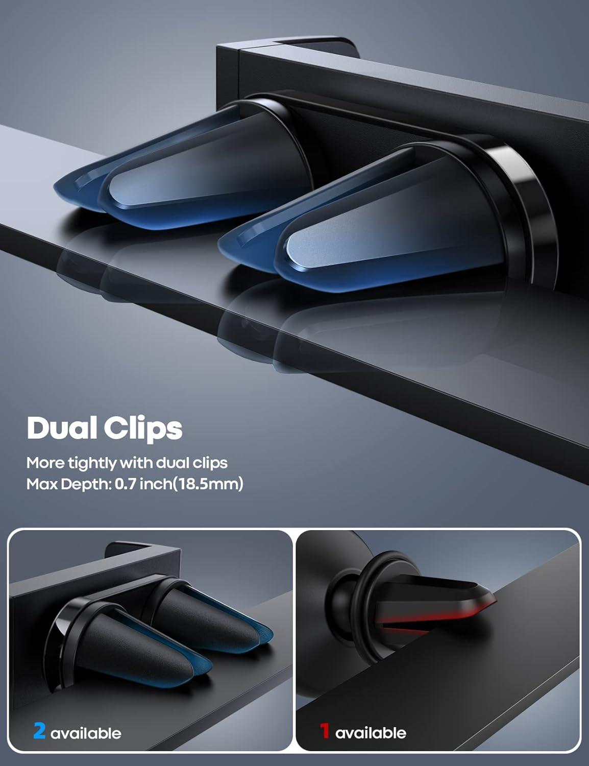 imageLamicall Car Vent Phone Mount Air Vent Clip Holder Universal Stand Hands Free Cradle Compatible with Cell Phone 16 15 14 13 12 Mini 11 Pro Xs Max Xr X 8 7 6 6s Plus SE Smartphones Black1Black