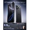Lamicall 2+2 for iPhone 16 Screen Protector (6.1″) with Camera Lens Protector, [Top 9H Tempered Glass Film], Easy Alignment Tool, Anti-Scratch, 0 Bubbles, HD Clear for iPhone 16 – [2-Pack Each](16 Pro Max(6.9″))