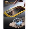 Lamicall 2+2 for iPhone 16 Screen Protector (6.1″) with Camera Lens Protector, [Top 9H Tempered Glass Film], Easy Alignment Tool, Anti-Scratch, 0 Bubbles, HD Clear for iPhone 16 – [2-Pack Each](16 Pro(6.3″))