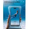Lamicall 2PCS Waterproof Phone Pouch Floating – [8.8″ Soft 3D Seamless Design] IPX8 Water Proof Cell Phone for Beach, Dry Bag Beach Essentials for Cruise Travel, Protector for 4-7 inches Phone