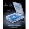 Lamicall 3 in 1 Wireless Charging Station for Apple Magsafe Charger Stand, Compact [Safe Cooling] Foldable Travel Magnetic Charger for iPhone 17 Air 16 15 14 13 12 Series, Airpods Pro, Apple Watch(White)