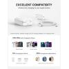 Lamicall 3 in 1 Wireless Charging Station for Apple Magsafe Charger Stand, Compact [Safe Cooling] Foldable Travel Magnetic Charger for iPhone 17 Air 16 15 14 13 12 Series, Airpods Pro, Apple Watch(White)