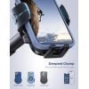 Lamicall Car Phone Mount – [Strongest Military-Grade Suction Cup] 360° Rotation Phone Holders for Your Car Quick Release Adjustable Phone Mount for Car Dashboard for iPhone 17 16 Pro Max Galaxy Truck(Black)