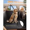 Lamicall Dog Car Seat Cover for Back Seat – [Upgraded Anti-Ripped] Back Seat Extender for Dogs Hard Bottom, Waterproof Dog Hammock for Car with Mesh Window, Pet Backseat Protector SUV & Small Truck XL(For Full Size Truck /Full Size SUV)