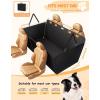 Lamicall Dog Car Seat Cover for Back Seat – [Upgraded Anti-Ripped] Back Seat Extender for Dogs Hard Bottom, Waterproof Dog Hammock for Car with Mesh Window, Pet Backseat Protector SUV & Small Truck XL(For Cars/ SUV/ Small Truck)