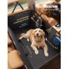 Lamicall Dog Car Seat Cover for Back Seat – [Upgraded Anti-Ripped] Back Seat Extender for Dogs Hard Bottom, Waterproof Dog Hammock for Car with Mesh Window, Pet Backseat Protector SUV & Small Truck XL(For Cars/ SUV/ Small Truck)