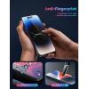 Lamicall Screen Protector for iPhone 16 Pro Max (6.9″), [Top 9H Tempered Glass Film], Easy Alignment Frame, Fingerprint Resistant, 0 Bubbles, HD Clear for iPhone 16 Pro Max Tempered Glass – [2 Pack](15 Plus (6.7″))