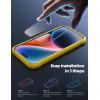 Lamicall Screen Protector for iPhone 16 Pro Max (6.9″), [Top 9H Tempered Glass Film], Easy Alignment Frame, Fingerprint Resistant, 0 Bubbles, HD Clear for iPhone 16 Pro Max Tempered Glass – [2 Pack](14 Pro Max(6.7″))
