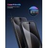 Lamicall Screen Protector for iPhone 16 Pro Max (6.9″), [Top 9H Tempered Glass Film], Easy Alignment Frame, Fingerprint Resistant, 0 Bubbles, HD Clear for iPhone 16 Pro Max Tempered Glass – [2 Pack](16 Pro (6.3″))