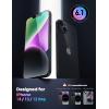 Lamicall Screen Protector for iPhone 16 Pro Max (6.9″), [Top 9H Tempered Glass Film], Easy Alignment Frame, Fingerprint Resistant, 0 Bubbles, HD Clear for iPhone 16 Pro Max Tempered Glass – [2 Pack](14 (6.1″))