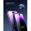 Lamicall Screen Protector for iPhone 16 Pro Max (6.9″), [Top 9H Tempered Glass Film], Easy Alignment Frame, Fingerprint Resistant, 0 Bubbles, HD Clear for iPhone 16 Pro Max Tempered Glass – [2 Pack](14 Pro Max(6.7″))