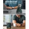 Lamicall for Magsafe Wallet Stand – Upgraded 65g Light Slim Phone 3 Cards Holder, Adjustable Leather Apple iPhone Wallet Stand, Magnetic for iPhone 15/14/13/12 Series, Not for Mini, Dark Green