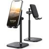 Lamicall Cell Phone Stand, Phone Holder – [Height Angle] Adjustable Mobile Phone Stand for Desk, Office, Compatible with iPhone 14 Plus, 13, Pro, Pro Max, Mini 12 11 X Xr XS, 4-10″ Cellphone & Tablet
