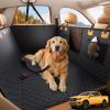Lamicall Dog Car Seat Cover for Back Seat – [Upgraded Anti-Ripped] Back Seat Extender for Dogs Hard Bottom, Waterproof Dog Hammock for Car with Mesh Window, Pet Backseat Protector SUV & Small Truck XL(For Full Size Truck /Full Size SUV)