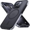 Lamicall Magnetic Phone Case for iPhone 15 for MagSafe – [18 FT Mil-Grade Drop Protection] Phone Case with Air Bumpers and Raised Edges, Shockproof Case for iPhone 15 Phone Case, Black(15 Pro (6.1″))