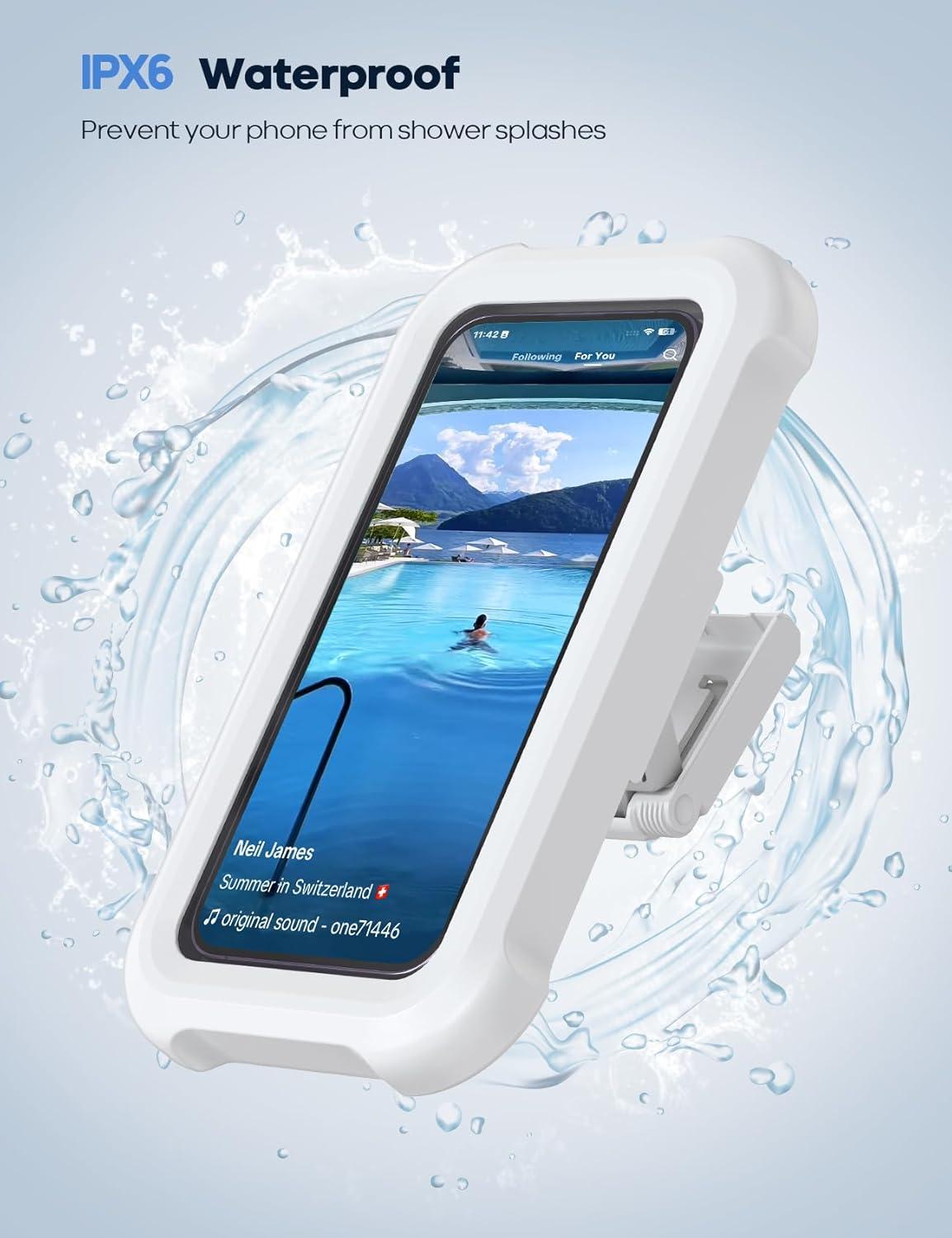 imageLamicall Dry Bag Waterproof Backpack amp Shower Phone Holder Waterproof