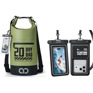 Lamicall Floating Waterproof Phone Pouch & 500D Dry Bag