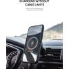 Lamicall All Lock Car Wndshield, Dashboard Suction Wireless Charging Phone Mount(USB-C), Need Work with All Lock Airbag Case (Not Included) for iPhone or All Lock Phone Snap Adaptor (Not Included)
